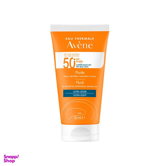 فلوئید ضد آفتاب بدون رنگ اون +SPF 50 مدل Ultra Light ‌مناسب انواع پوست حجم 50 میلی‌ لیتر