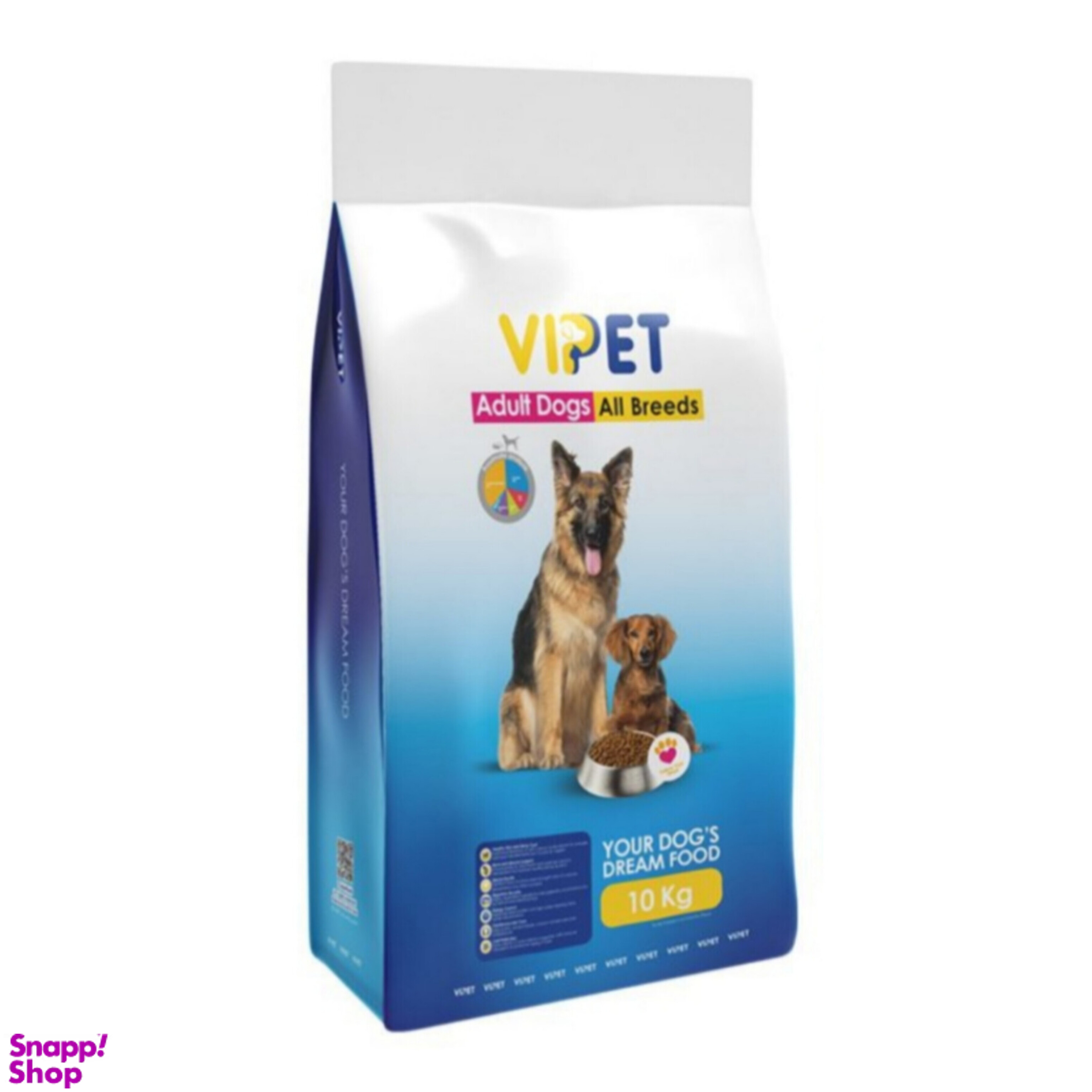 غذای خشک وی پت مدل َAll Breed وزن 10 کیلویی