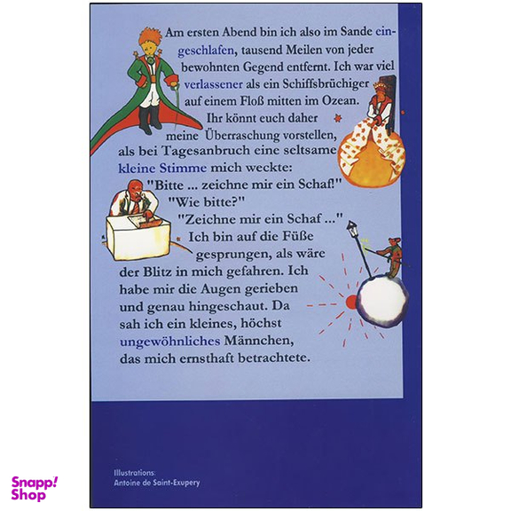 کتاب شازده کوچولو زبان آلمانی Der Kleine Prinz اثر آنتوان دو سنت اگزوپری نشر شیلر