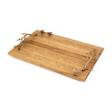سینی مستطیل گلد کیش مدل گلدن برد کد GK829464
