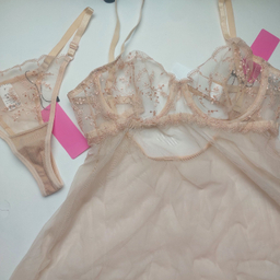 لباس خواب زنانه برتا کد 2200C رنگ کرم