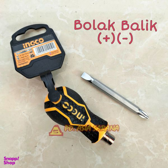 پیچ گوشتی دو سر اینکو مدل AKISD-0202