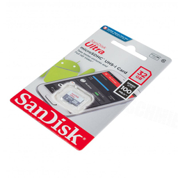 کارت حافظه microSDHC سن دیسک مدل Ultra کلاس 10 استاندارد UHS-I U1 سرعت 100MBps ظرفیت 32 گیگابایت