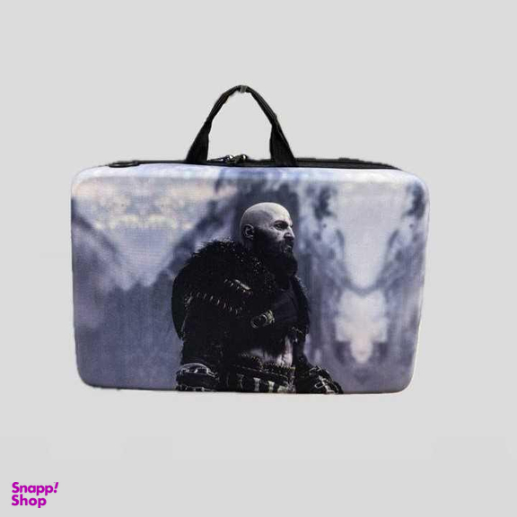 کیف حمل کنسول بازی طرح God of War Ragnarok مناسب سونی PS5 SLIM