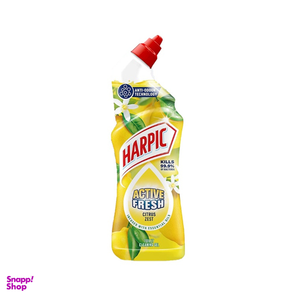 ژل تمیزکننده توالت هارپیک مدل Active Fresh رایحه Citrus Zest حجم 750 میلی لیتر