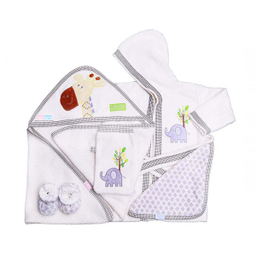 ست حوله 5 تکه حمام نوزاد رزبرن مدل حیوانات