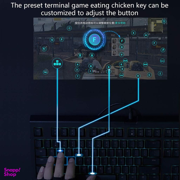 مبدل اتصال ماوس و کیبورد به موبایل فلای‌ دیجی مدل Q1