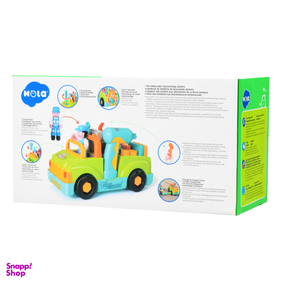 ماشین ابزار موزیکال و چراغدار هولی تویز مدل 6109 Little Mechanic Tool Truck with Light and Music
