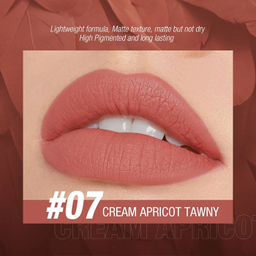 رژ لب مایع او تو او مدل Cream Apricot Tawny شماره 07