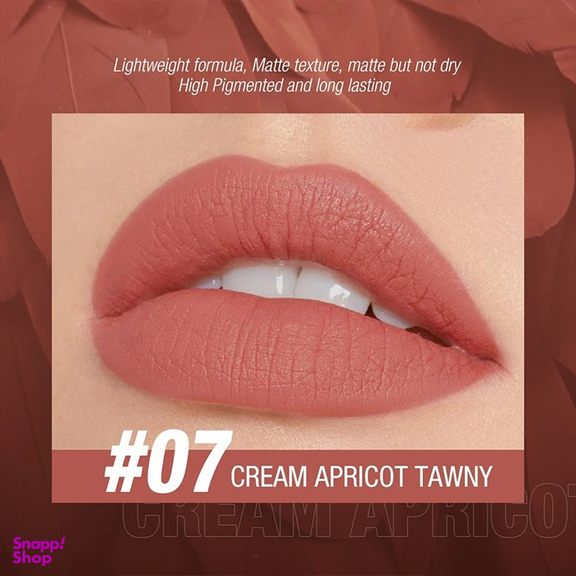 رژ لب مایع او تو او مدل Cream Apricot Tawny شماره 07
