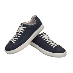 کفش طبی مردانه چرم ریباری مدل P2 رنگ آبی تیره