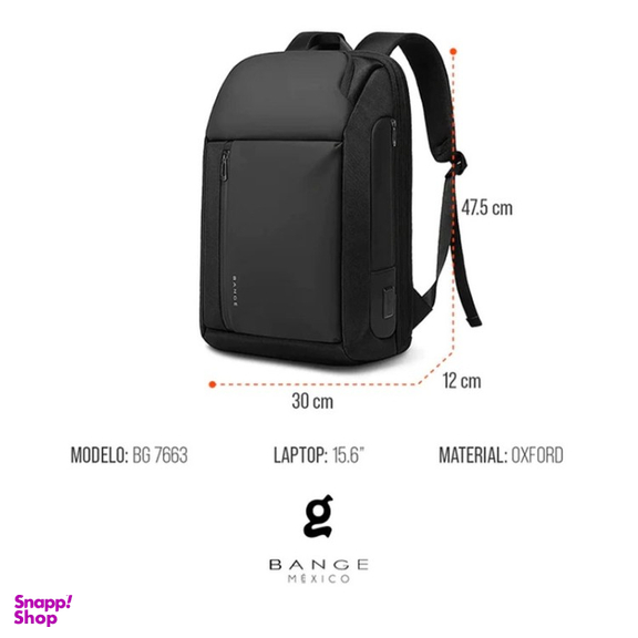کوله پشتی لپ تاپ ضد آب بنج مدل BG-7663