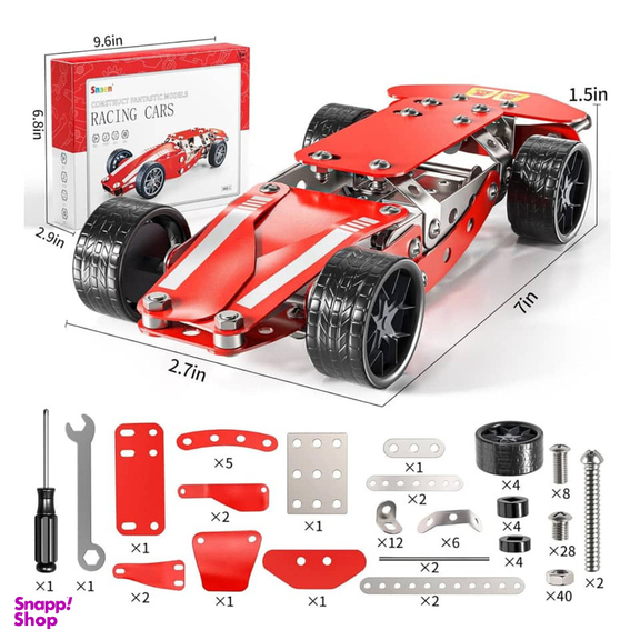 ساختنی 133تکه ناب سل مدل ماشین فلزی 133 قطعه METAL CONSTRUCTION SET NO.868-1