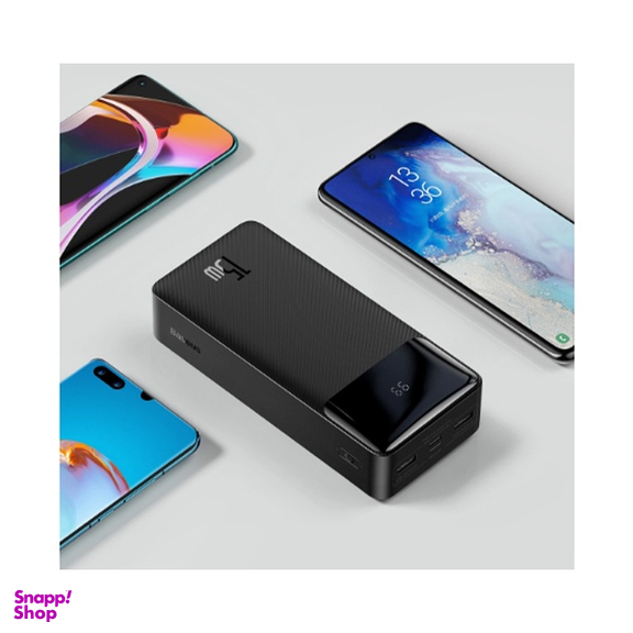 پاوربانک 15 وات بیسوس مدل PPBD050201 ظرفیت 30000 میلی آمپر ساعت