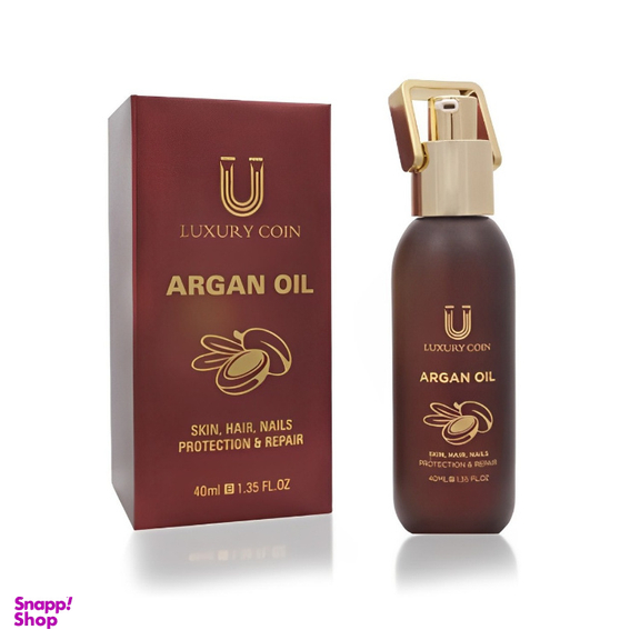 روغن پوست و مو لاکچری کوین مدل آرگان کد 48 حجم 40 میلی لیتر