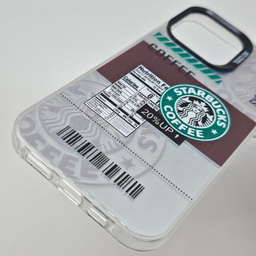 کاور موبایل طرح دار مدل استارباکس مناسب اپل iPhone 14 Pro Max