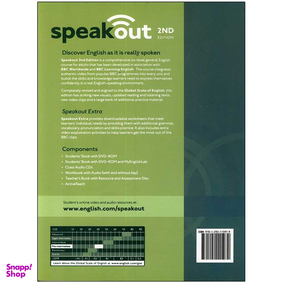 کتاب Speakout 2nd اثر Antonia Clare and J.J.Wilson انتشارات پرسون 6 جلدی