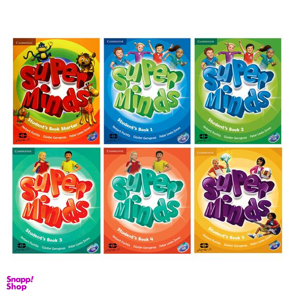 کتاب Superminds اثر جمعی از نویسندگان انتشارات سپاهان 6 جلدی