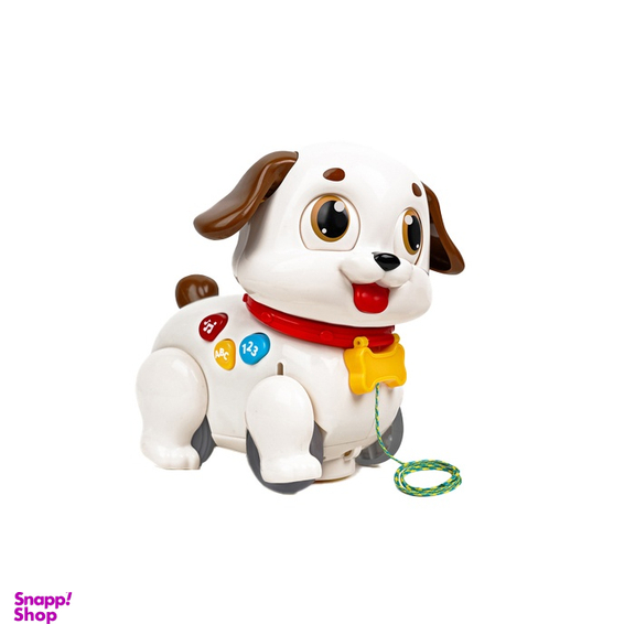 سگ آموزشی موزیکال هولا مدل Crawl & Pull Along