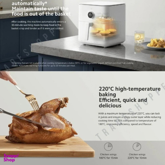 هواپز بدون روغن هوشمند شیائومی مدل MAF10 ظرفیت 6/5 لیتر