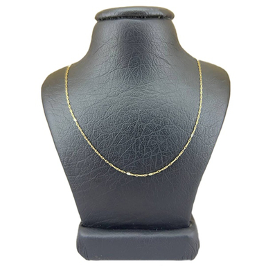 زنجیر طلا 18 عیار زنانه مدل فلامینگو ظریف کد 45542