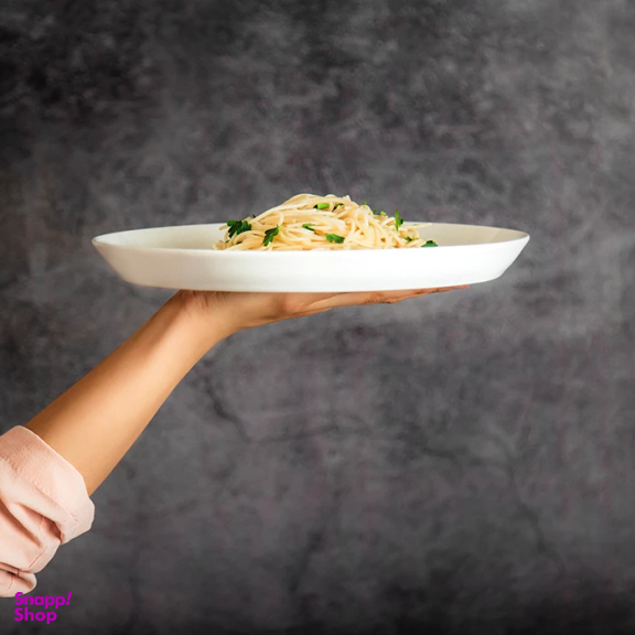 بشقاب چینی زرین ایران مدل زی تخت 27 سانتی متر