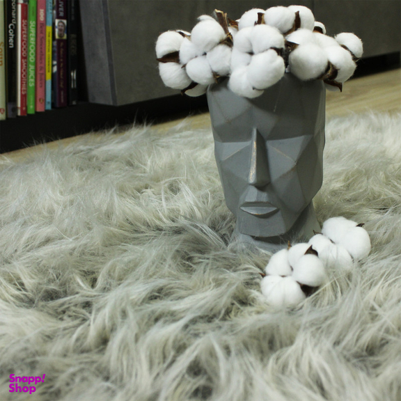 فرش ماشینی شاران هوم طرح خز پرز بلند فانتزی