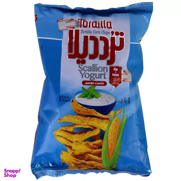 چیپس ذرت ماست موسیر ترددیلا وزن 60 گرم