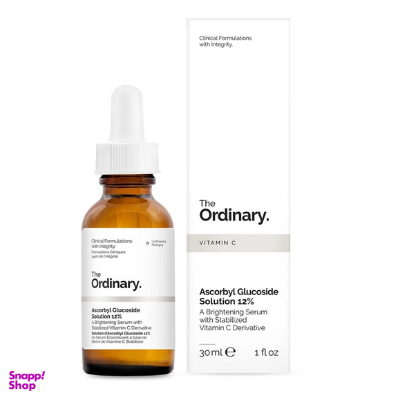 سرم پوست دی اوردینری مدل Ascorbyl Glucoside Solution 12% حجم 30 میلی لیتر