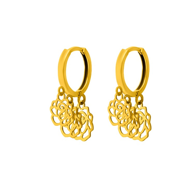 گوشواره طلا 18 عیار زنانه اقلیمه کد ET1748