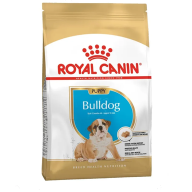غذای خشک توله سگ رویال کنین مدل Bulldog Puppy وزن 3 کیلوگرم
