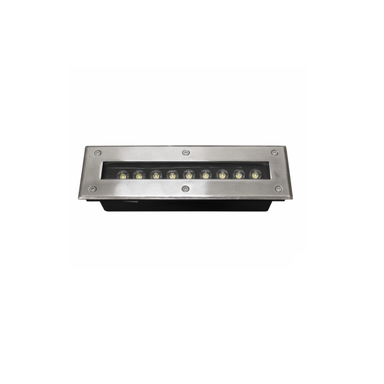 چراغ دفنی LED ضد آب کف حیاط مستطیل 9 وات اف ای سی کد FEC-300