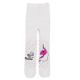 جوراب شلواری دخترانه مدل Uni9 طرح اسب تک شاخ