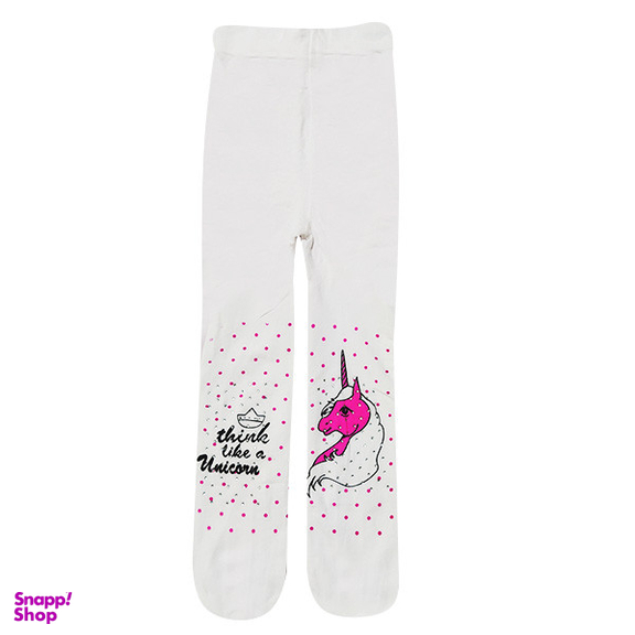 جوراب شلواری دخترانه مدل Uni9 طرح اسب تک شاخ