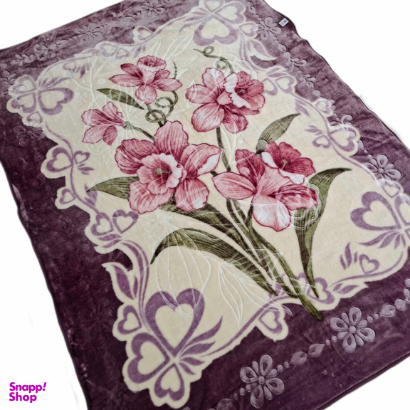 پتو یکنفره نیکو باف مدل زمرد سایز 155×215 سانتی متر