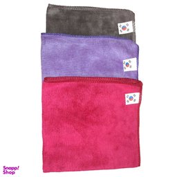 دستمال نظافت خودرو مدل میکروفایبر کد nano-30 بسته 3 عددی