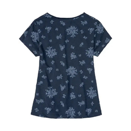 ست تیشرت و شلوارک دخترانه پیپرتس کد 142 رنگ سرمه‌ ای