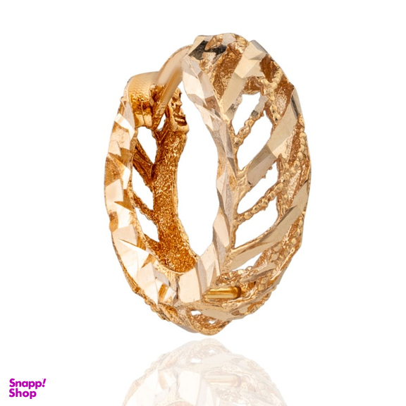 گوشواره طلا 18 عیار زنانه داریم مدل حلقه ای کد D04