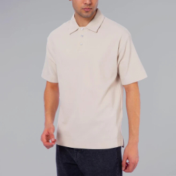پولوشرت آستین کوتاه مردانه مدل GD-s-16094501 رنگ کرم