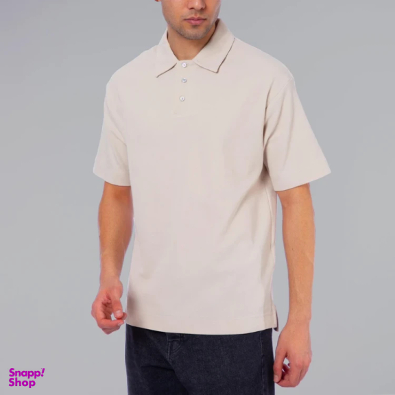 پولوشرت آستین کوتاه مردانه مدل GD-s-16094501 رنگ کرم