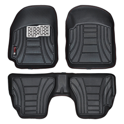 کفپوش سه بعدی خودرو پانیذ مدل دور دوخت کد MHDO1 مناسب برای پراید 132