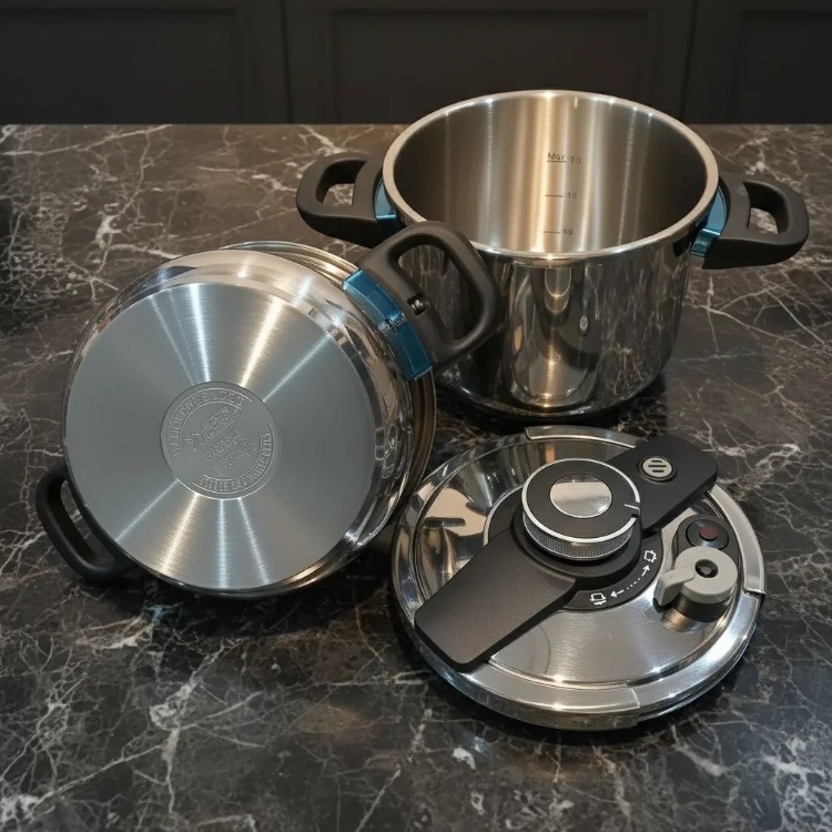 زودپز یونیک مدل 5/7L مجموعه ۳ عددی