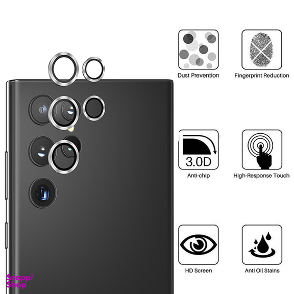محافظ لنز دوربین بوف مدل Color Lenz Film مناسب برای گوشی موبایل سامسونگ Galaxy S22 Ultra