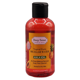 محلول پاک کننده آرایش صورت دیپ سنس مدل تروپیکال حجم 160 میلی لیتر