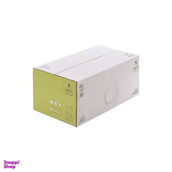 سرویس چینی غذاخوری 27 پارچه چینی زرین ایران مدل کواترو طرح فلورانس درجه عالی