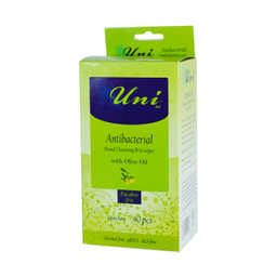 دستمال مرطوب ضدعفونی کننده یونی لد مدل روغن زیتون آنتی باکتریال بسته 40 عددی