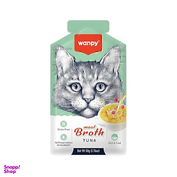 سوپ گربه ونپی طعم ماهی تن وزن 50 گرم