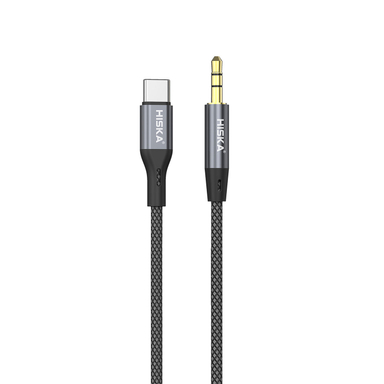 کابل تبدیل Type-C به Jack 3.5mm هیسکا مدل W45 طول 1 متر