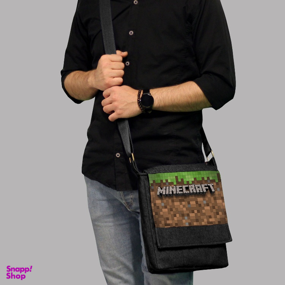 کیف رودوشی چی چاپ مدل ماینکرافت