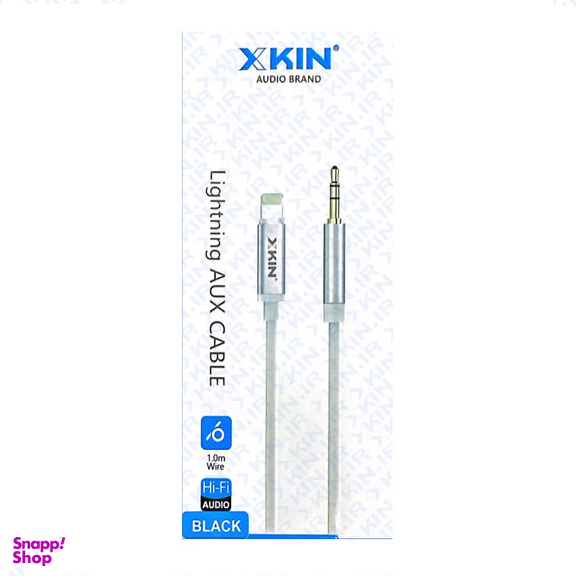 کابل Lightning به Jack 3.5mm ایکس کین کد Lightning AUX Cable طول 1 متر